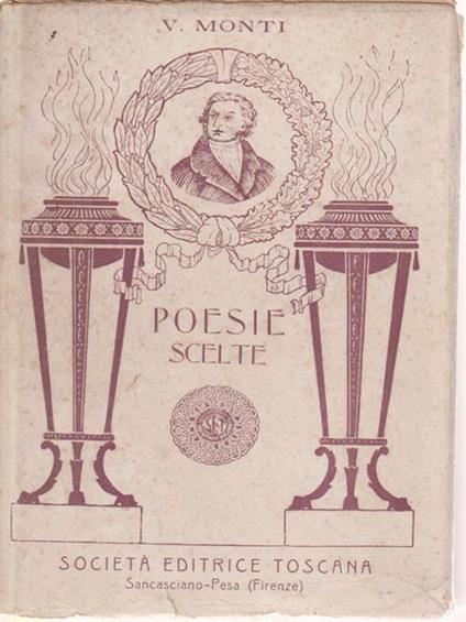 Poesie scelte - Vincenzo Monti - copertina