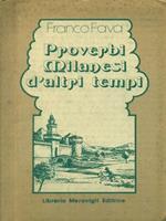   Proverbi milanesi d'altri tempi