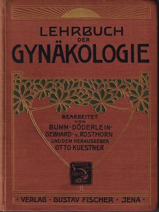  Lehrbuch der gynakologie - copertina
