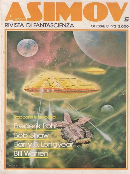 Rivista di fantascienza ottobre 81 - Isaac Asimov - Libro Usato - Siad - |  IBS