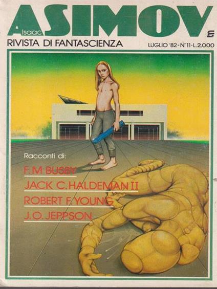   Rivista di fantascienza luglio 1982 - Isaac Asimov - copertina
