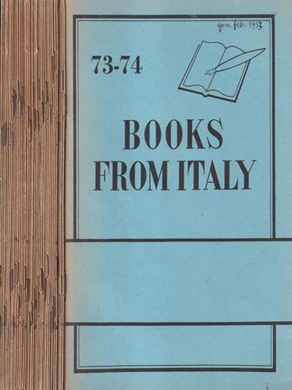 Libri nuovi italiani Rassegna bibliografica n. da 73-74 a 143-144 - Marino Parenti - copertina