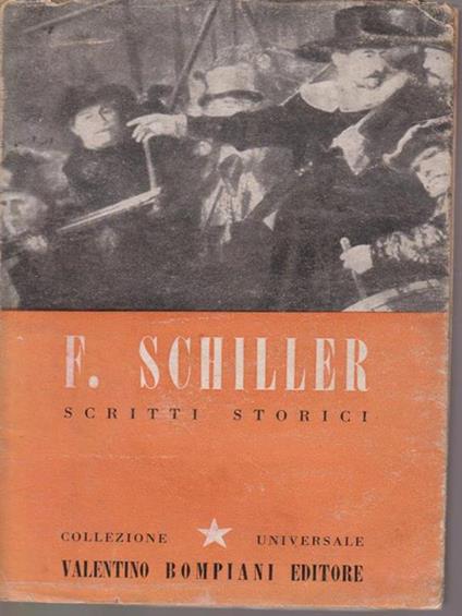   Scritti storici - Federico Schiller - copertina