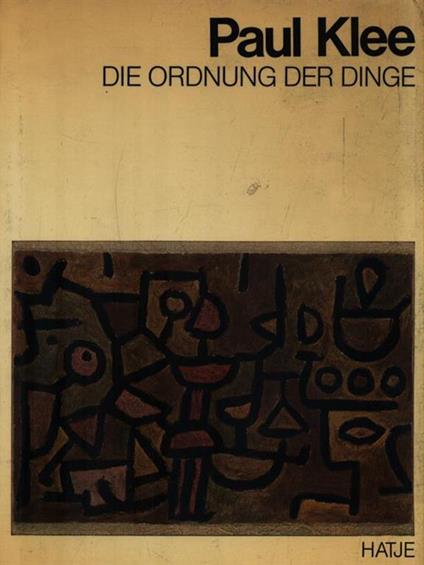   Paul Klee Die Ordnung der dinge - copertina