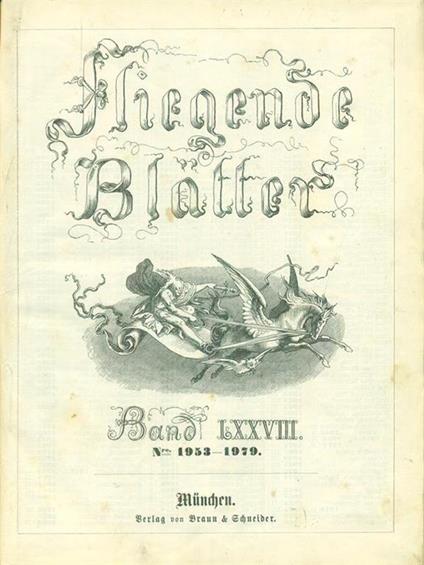 Fliegende Blatter Band LXXVIII N. 1953 - 1979 - copertina