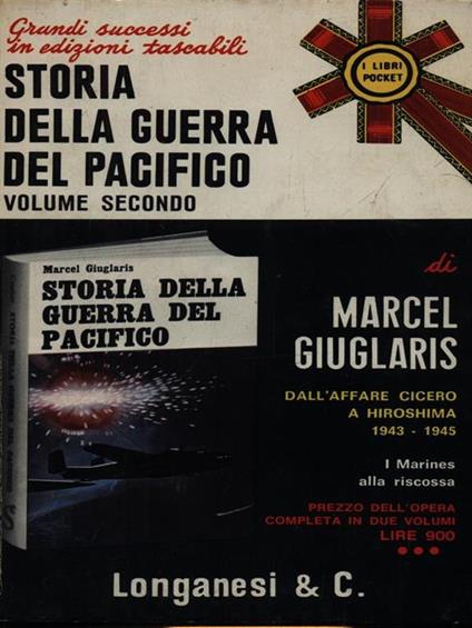 Storia della guerra del Pacifico 2vv - Marcel Giuglaris - copertina