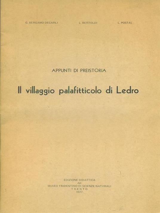 Il villaggio palafitticolo di Ledro - copertina