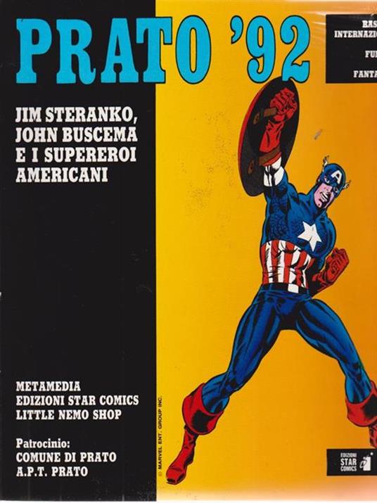 Prato '92. Jim Steranko, John Buscema e i supereroi americani - copertina