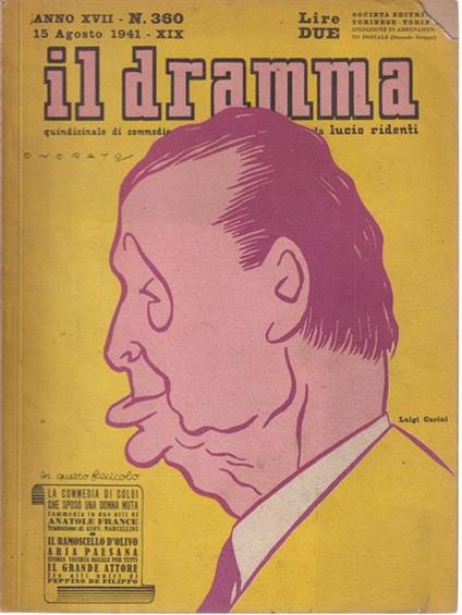 Il dramma 360/15 agosto 1941 - copertina