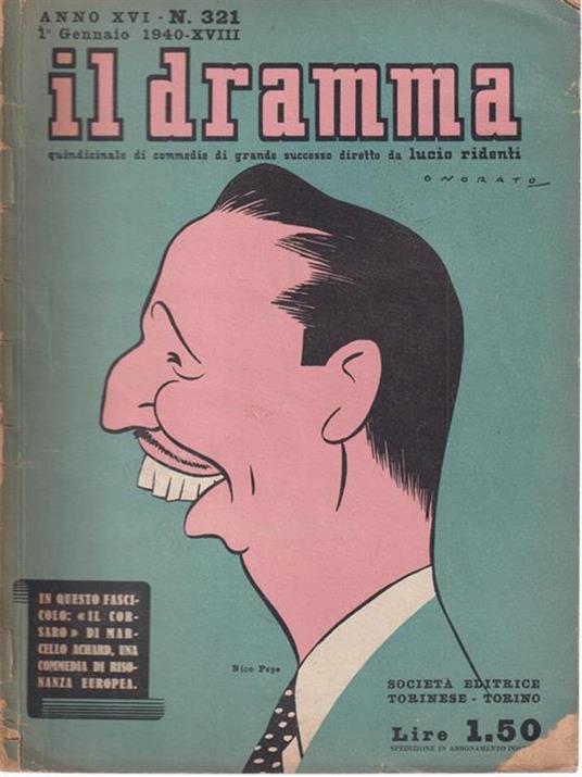 Il dramma 321/ 1 gennaio 1940 - copertina