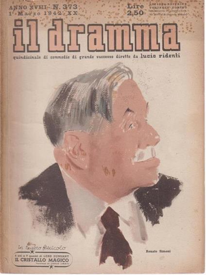 Il dramma 373/1 marzo 1942 - copertina