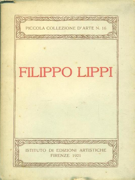 Filippo Lippi - copertina