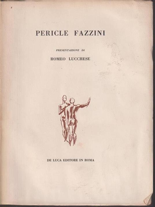 Pericle Fazzini - Romeo Lucchese - copertina