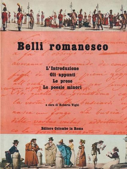 Belli romanesco - Roberto Vighi - copertina