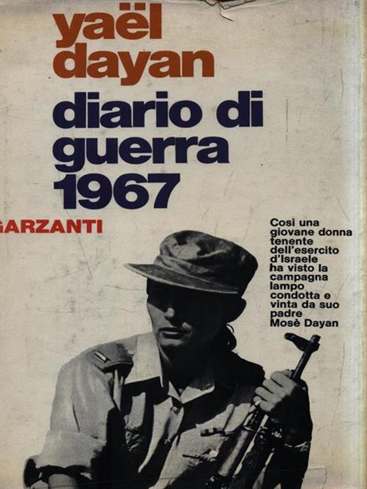 Diario di guerra 1967 - Yael Dayan - copertina