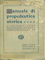 Manuale di propedeutica storica