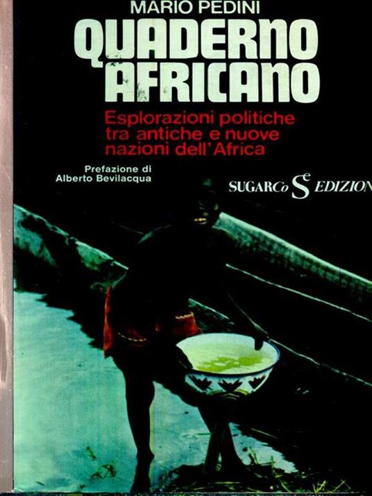 Quaderno africano - Mario Pedini - copertina