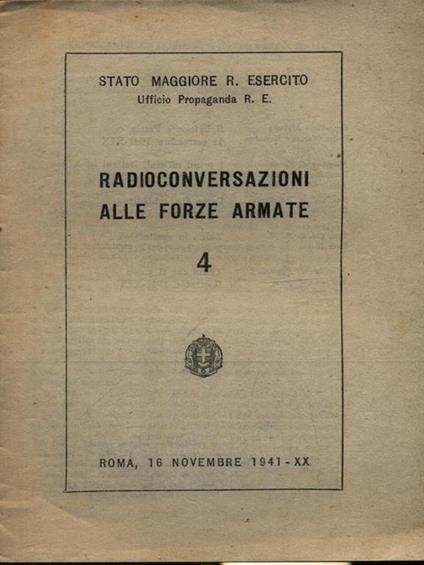 Radioconversazioni alle Forze Armate 4 - copertina