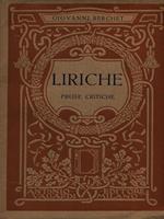 Liriche prose critiche