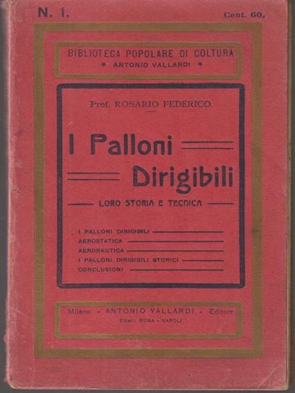 I palloni dirigibili - Rosario Federico - copertina