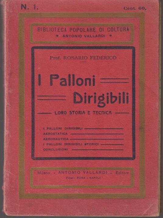 I palloni dirigibili - Rosario Federico - copertina