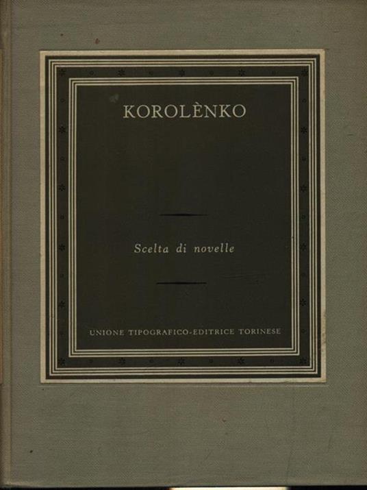   Scelta di novelle - Vladimir Korolenko - copertina