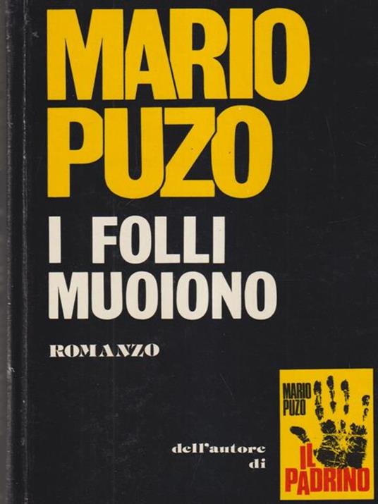 I folli muoiono - Mario Puzo - copertina