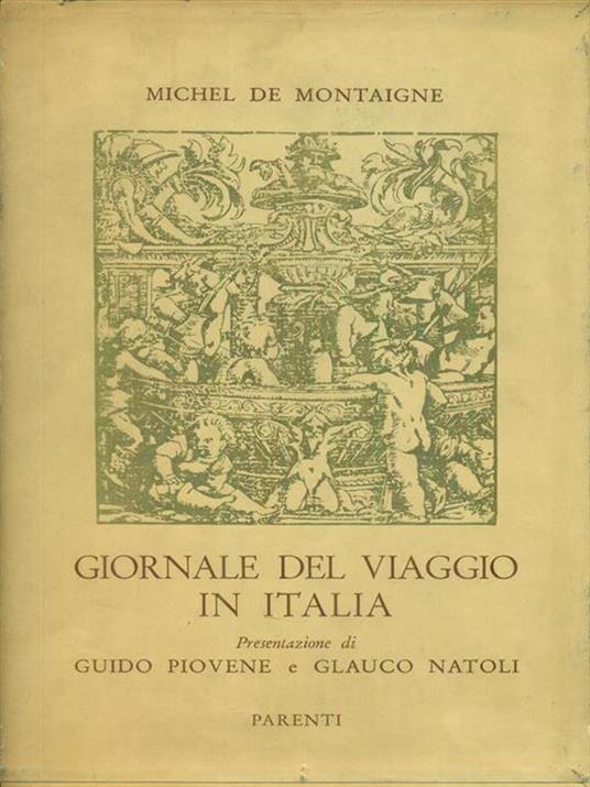 Giornale del viaggio in Italia 3 vv - Michel de Montaigne - copertina