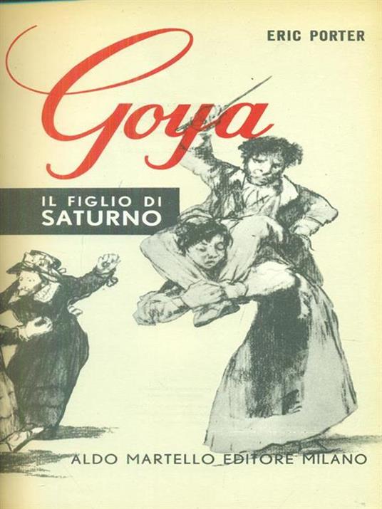 Goya Il figlio di Saturno - copertina
