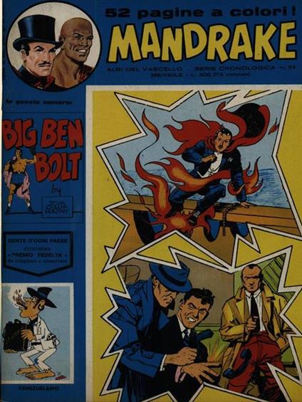 Mandrake n. 64/maggio 1974 - copertina