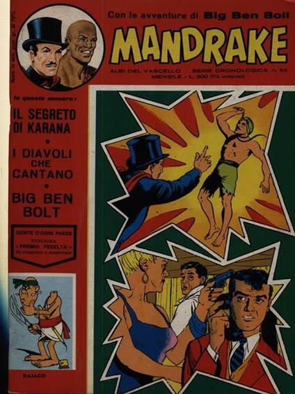Mandrake n. 66/luglio 1974 - copertina