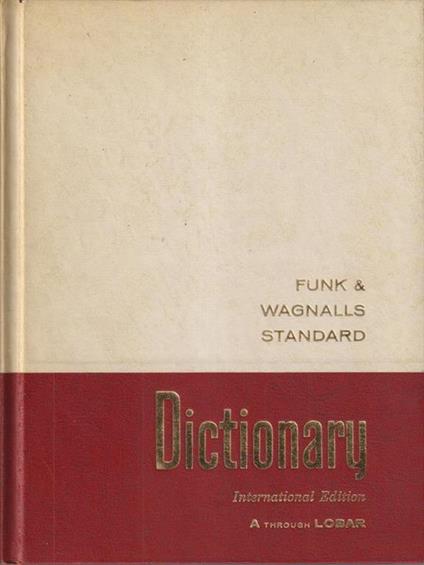 Dictionary international edition 2vv - copertina