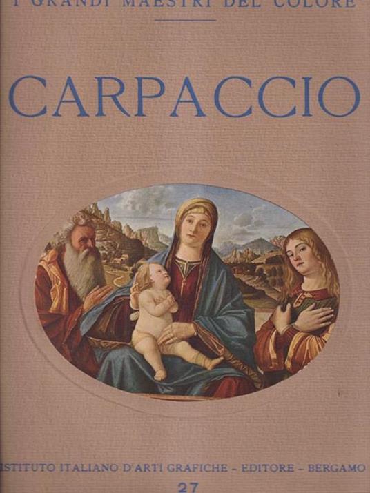 Carpaccio - Lamberto Vitali - copertina