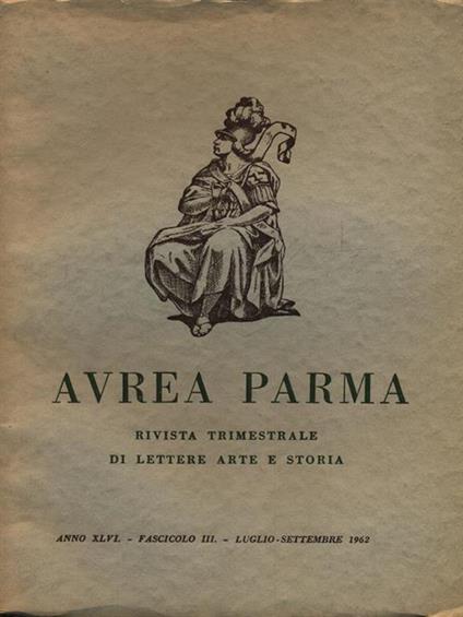 Avrea Parma luglio-settembre 1961 - copertina