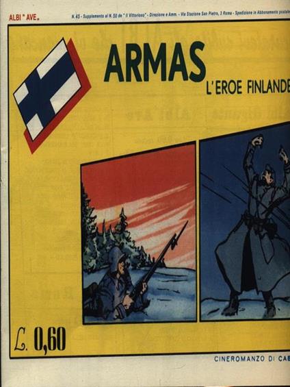   Armas l'eroe finlandese - copertina