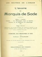 L' oeuvre du Marquis de Sade