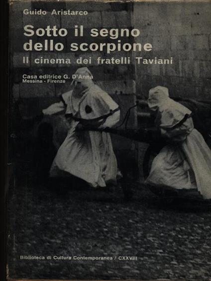  Sotto il segno dello Scorpione - Guido Aristarco - copertina