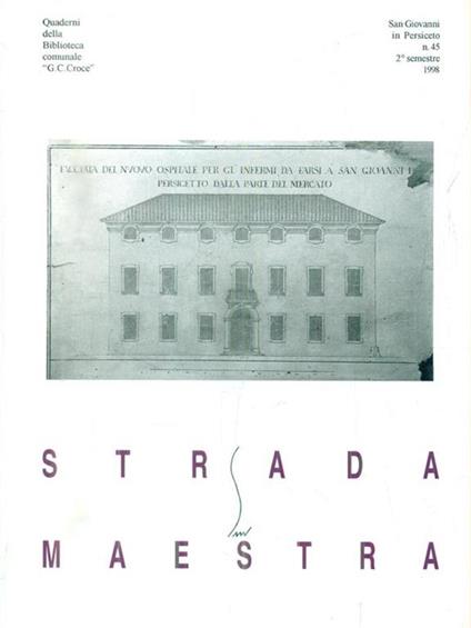   Strada Maestra 45/2 semestre 1998 - copertina