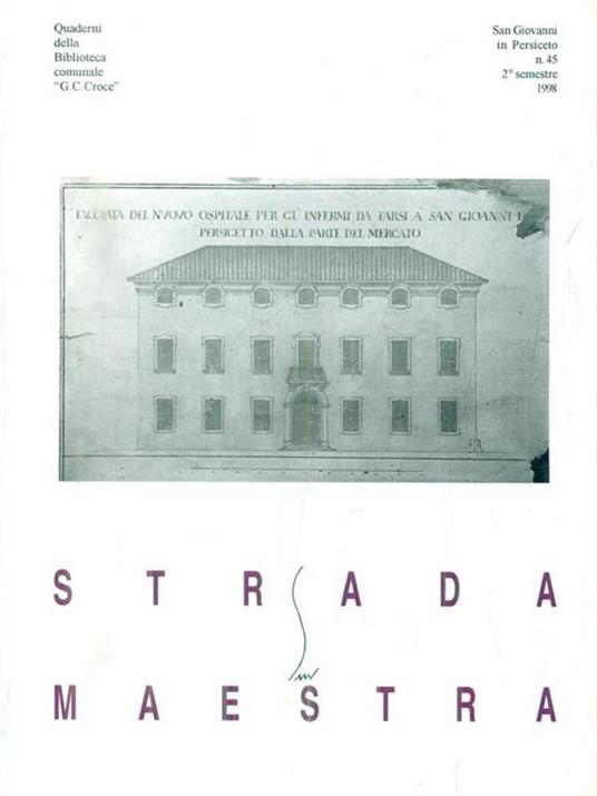   Strada Maestra 45/2 semestre 1998 - copertina