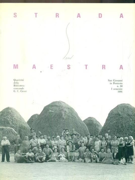   Strada maestra n.30/I semestre 1991 - copertina