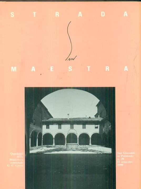   Strada maestra n.29/II semestre 1990 - copertina