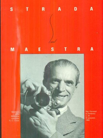   Strada maestra n. 25/II semestre 1988 - copertina