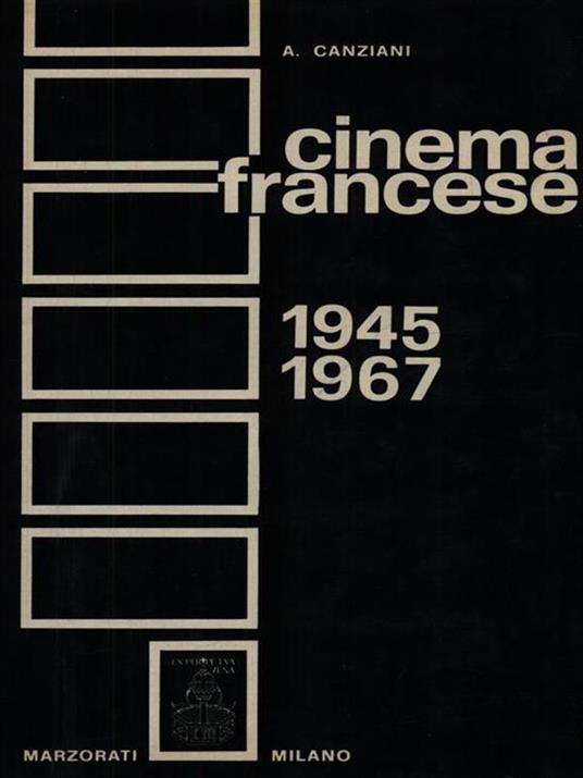   Cinema francese 1945-1967 - Alfonso Canziani - copertina