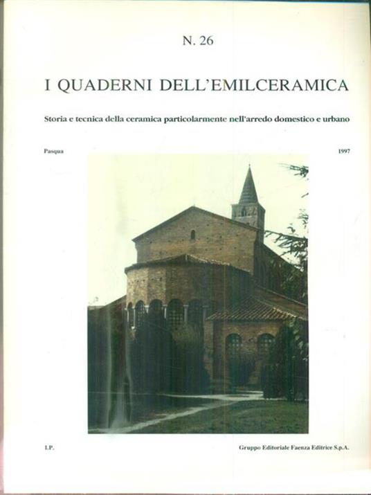 I quaderni dell'emilceramica n.26/1997 - copertina