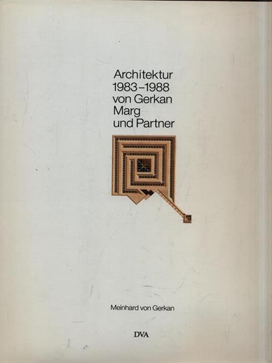 Architektur 1983-1988 Von Gerkan Marg und Partner - copertina