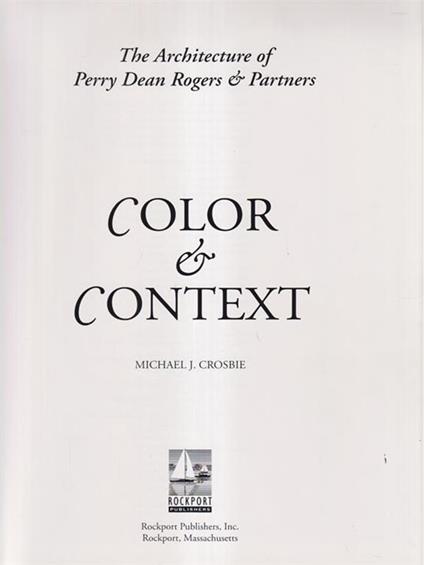   Color et context - Michael J. Crosbie - copertina