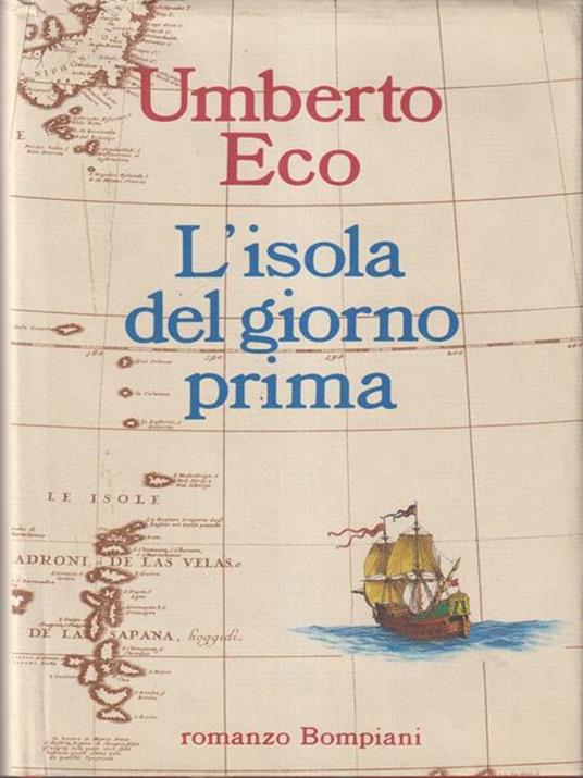 L' isola del giorno prima - Umberto Eco - copertina