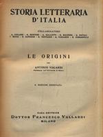   Storia letteraria d'Italia. 11 Volumi (Mancano 2 volumi 'Il Duecento')