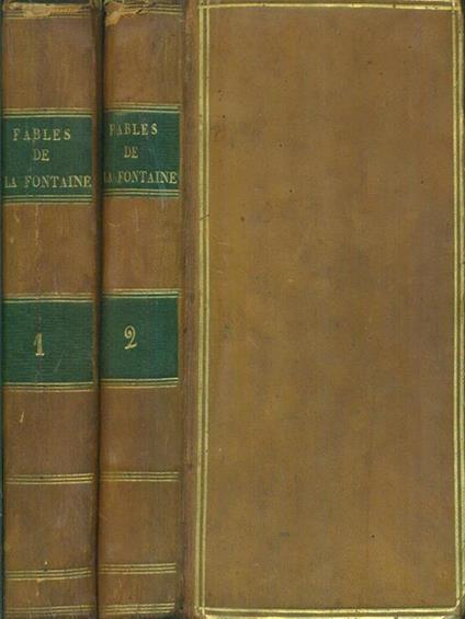 Fables de La Fontaine 2 vv - M. Fontaine - copertina