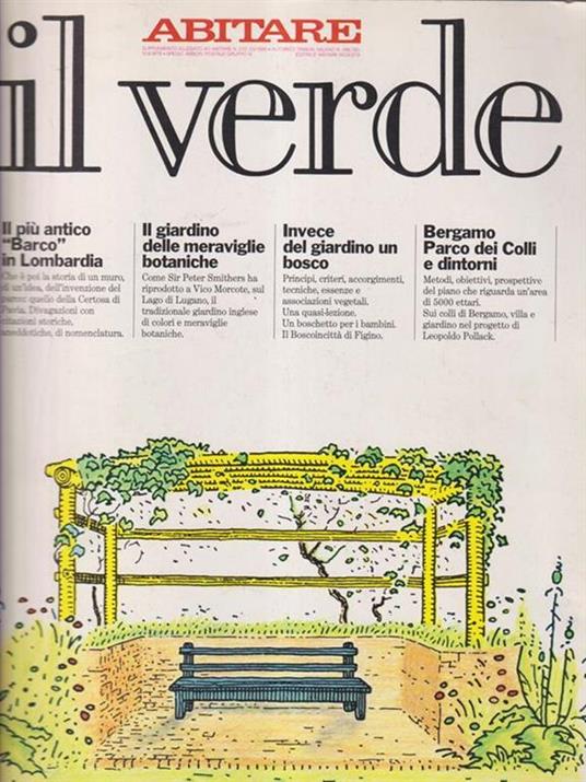   Abitare il verde supplemento al n.232 03/1985 - copertina